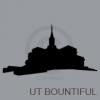 utah bountiful temple silhouette vinyl decal