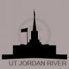 utah jordan river temple silhouette vinyl decal