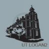 utah logan temple (2) vinyl decal