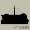 utah ogden temple silhouette vinyl decal
