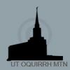 utah oquirrh mountain temple silhouette vinyl decal