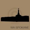 washington spokane temple silhouette vinyl decal