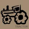 Tractor (1) vinyl decal
