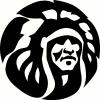 Tribal Indian Chief vinyl decal