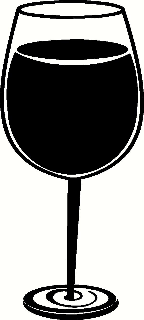 wine glass clip art black white - photo #4