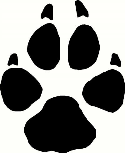 Cool  on Wolf Paw Print Vinyl Decal   Car Decal   Animals Decals   The Wall