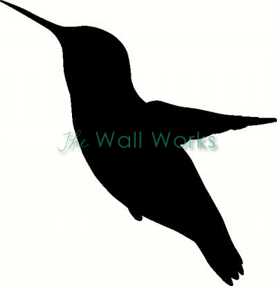 Hummingbird vinyl decal
