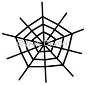 Spider Web (1) vinyl decal