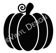 Thanksgiving Pumpkin vinyl decal