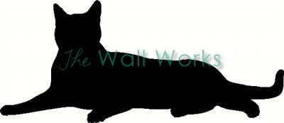 Cat Laying Down wall sticker, vinyl decal | The Wall Works