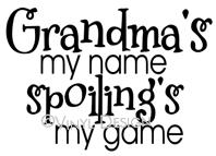 Spoiling is the Game vinyl decal