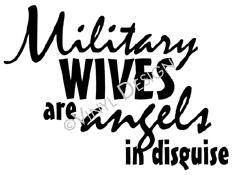 Military Wives vinyl decal