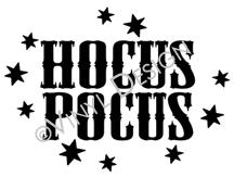 Hocus Pocus vinyl decal