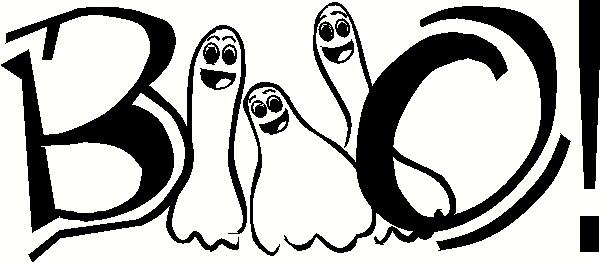 BOO with Ghosts vinyl decal