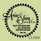 Arise and Shine Forth (1) vinyl decal