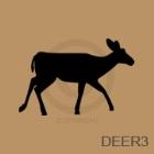 Deer (2) vinyl decal