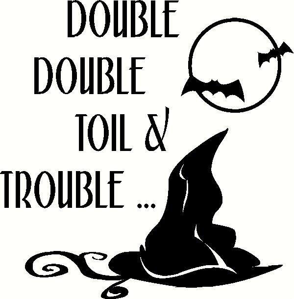 Double trouble vinyl decal