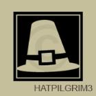 Pilgrim Hat (2) vinyl decal