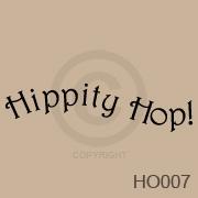 Hippity Hop vinyl decal