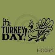 Turkey Day vinyl decal