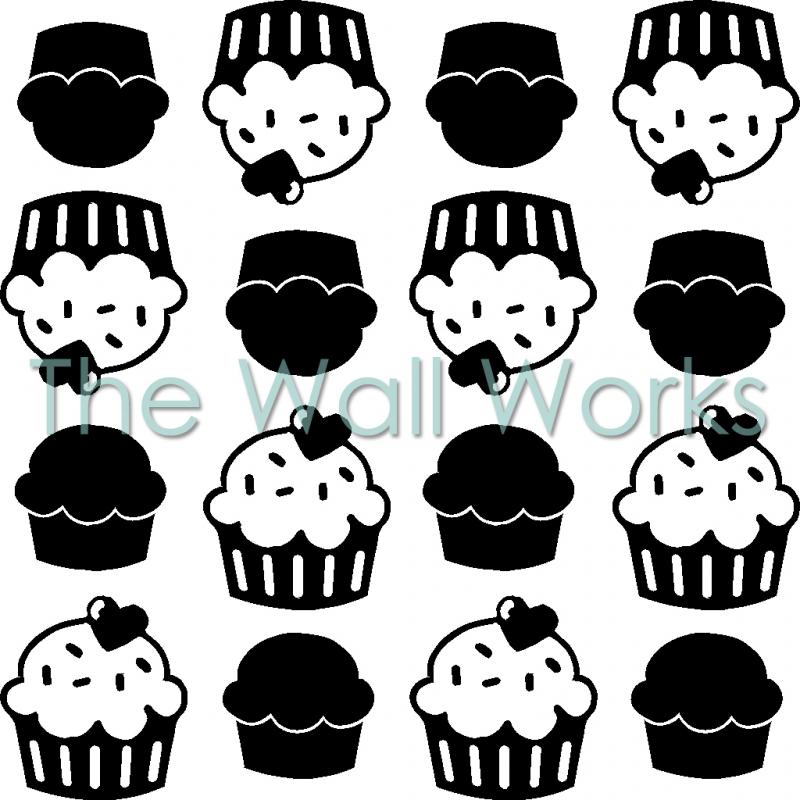 Kitchenaid Cupcakes vinyl decal