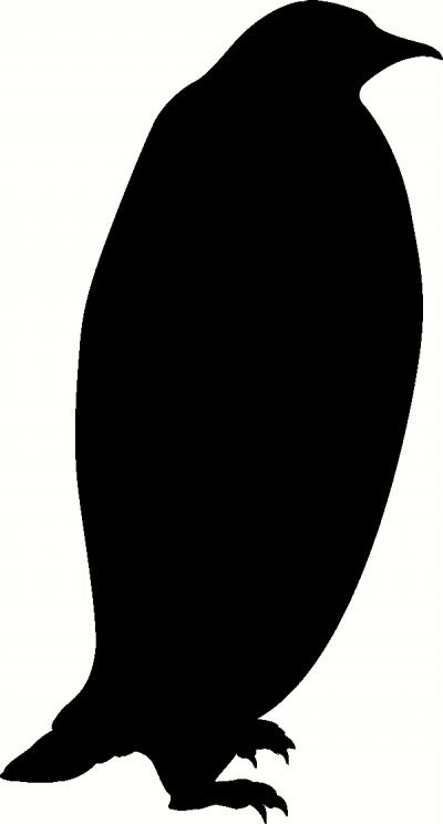 Penguin vinyl decal