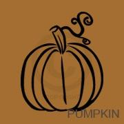 Pumpkin (4) vinyl decal