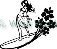 Surfer Girl (1) vinyl decal