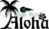 Aloha vinyl decal