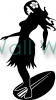 Surfer Girl (2) vinyl decal