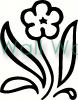 Flower (1) vinyl decal