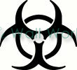 Biohazard vinyl decal