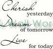 Cherish - Dream - Live vinyl decal