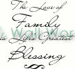 The Love of Family vinyl decal