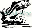 Fish vinyl decal