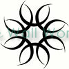 Spin Star vinyl decal