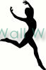 Ballerina vinyl decal