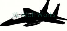Fighter Jet vinyl decal