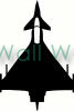 Fighter Jet Top vinyl decal