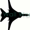 Fighter Jet (2) vinyl decal