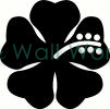 Flower vinyl decal