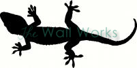 Gecko (2) vinyl decal