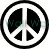 Peace Sign vinyl decal