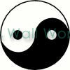 Yin Yang vinyl decal