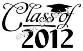 Class of 2012 vinyl decal