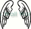 Angel Wings (2) vinyl decal