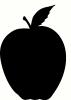 Apple vinyl decal