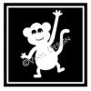 Monkey (1) vinyl decal