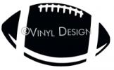 Football Solid vinyl decal