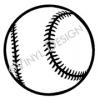 Baseball vinyl decal